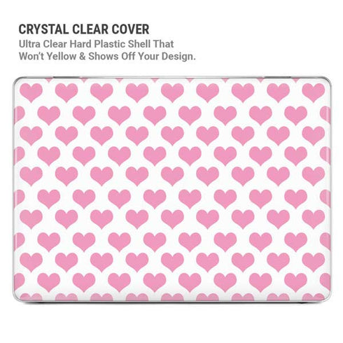 Plush Pink Hearts MacBook Air 15in (2023-2025) Case plus Skin